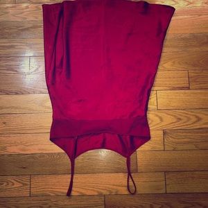 Silk night short dress